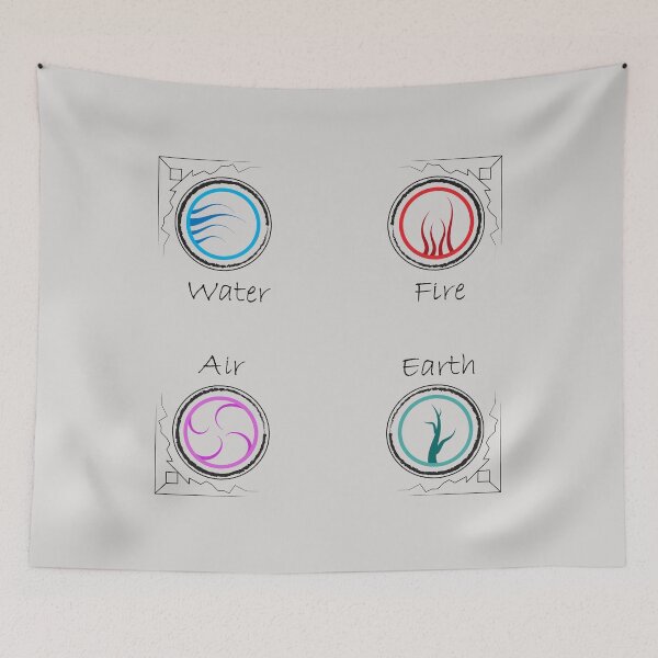 Item preview, FOUR ELEMENTS OF NATURE. designed and sold by RonnyMilleo.