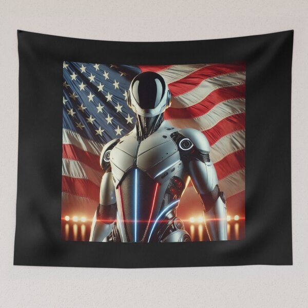 Item preview, Tesla bot designed and sold by TEEJAMBOREE.