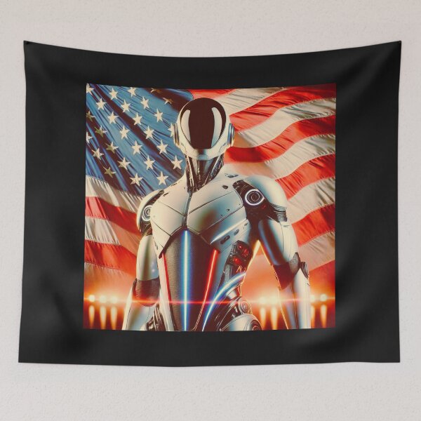 Item preview, Tesla bot designed and sold by TEEJAMBOREE.