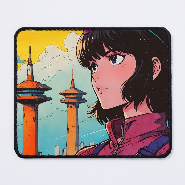 Item preview, Harare Zimbabwe Africa Retro Anime Girl 80s Vintage Travel designed and sold by Retro-Anime9.