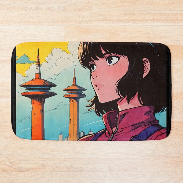 Item preview, Harare Zimbabwe Africa Retro Anime Girl 80s Vintage Travel designed and sold by Retro-Anime9.