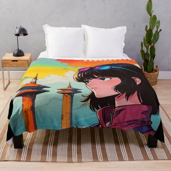 Item preview, Harare Zimbabwe Africa Retro Anime Girl 80s Vintage Travel designed and sold by Retro-Anime9.