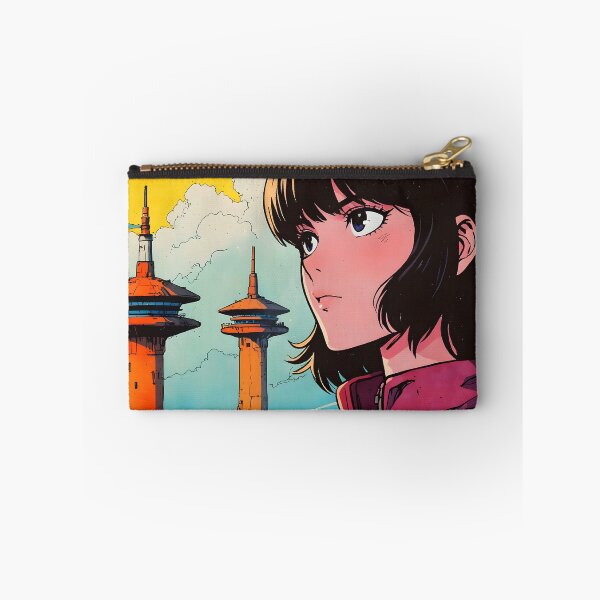 Item preview, Harare Zimbabwe Africa Retro Anime Girl 80s Vintage Travel designed and sold by Retro-Anime9.