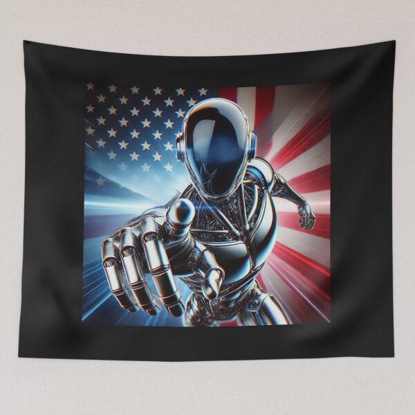 Item preview, Tesla bot designed and sold by TEEJAMBOREE.