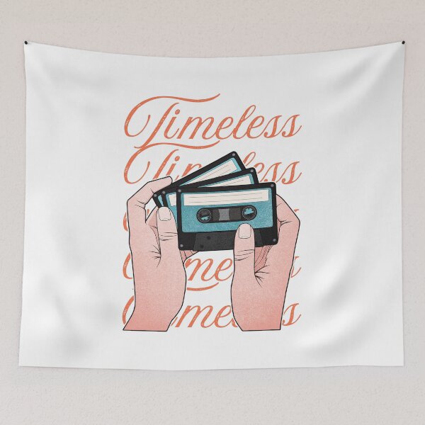 Item preview, Timeless Songs | Vintage Music Tape Cassette designed and sold by ObsidianDaz.