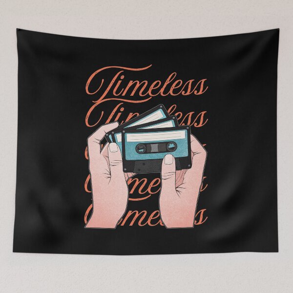 Item preview, Timeless Songs | Vintage Music Tape Cassette designed and sold by ObsidianDaz.
