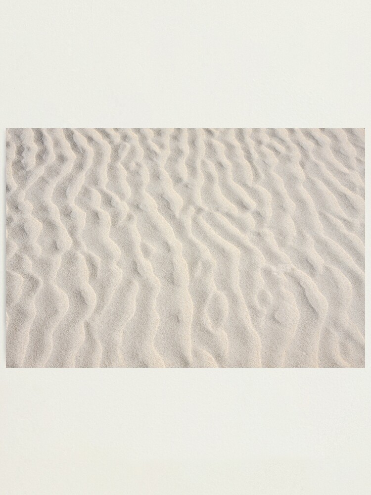 Alternate view of Ripples in the sand Photographic Print