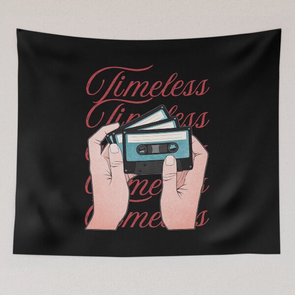 Item preview, Timeless Songs | Vintage Music Tape Cassette designed and sold by ObsidianDaz.