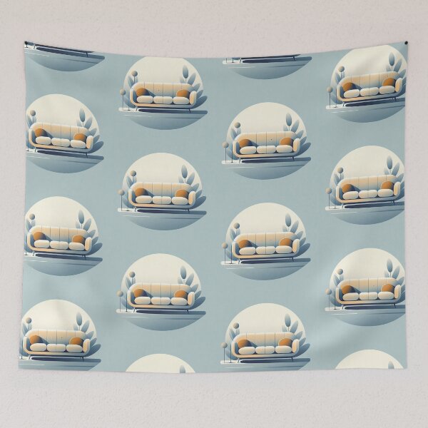 Item preview, Sofa Minimalism Art Style designed and sold by artofuniverse.