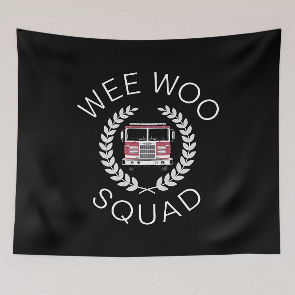 Item preview, Wee Woo Squad - This gift is perfect for firefighters, first responders, and fans of firefighting and rescue themes. designed and sold by ZyziowskyArt.