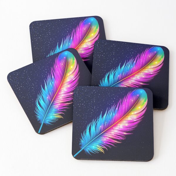 Item preview, Celestial Rainbow Feather designed and sold by Vitalka-uk.