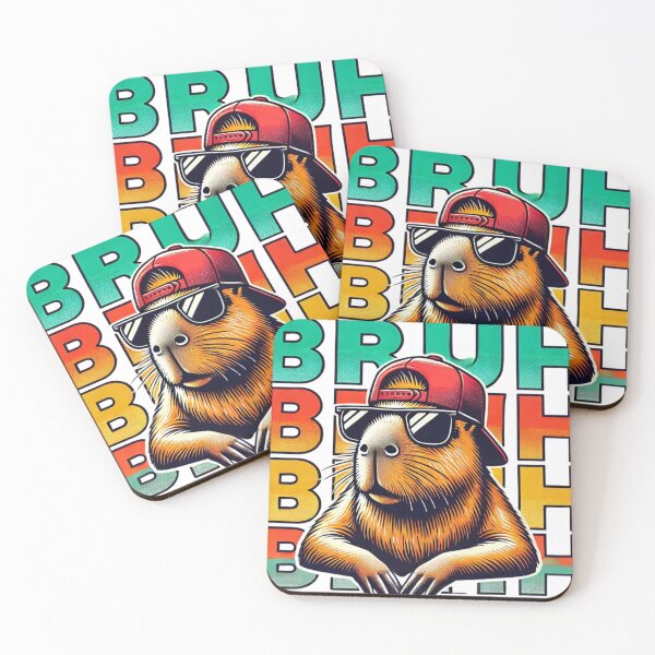 Item preview, Capybara Bruh Meme Design - Trending Animal Humor Artwork designed and sold by Moh-nd-Eg.