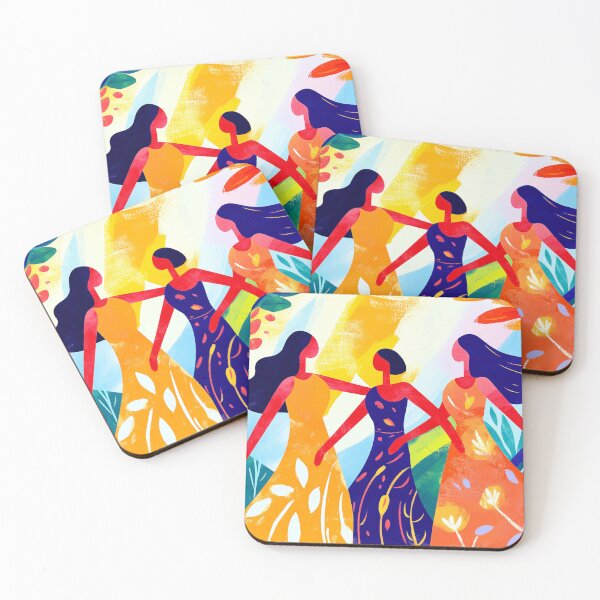 Item preview, Vivid Fauvist Vision of The Three Graces designed and sold by Moisky Art.