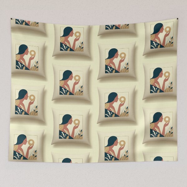 Item preview, Pillow Minimalism Art Style designed and sold by artofuniverse.