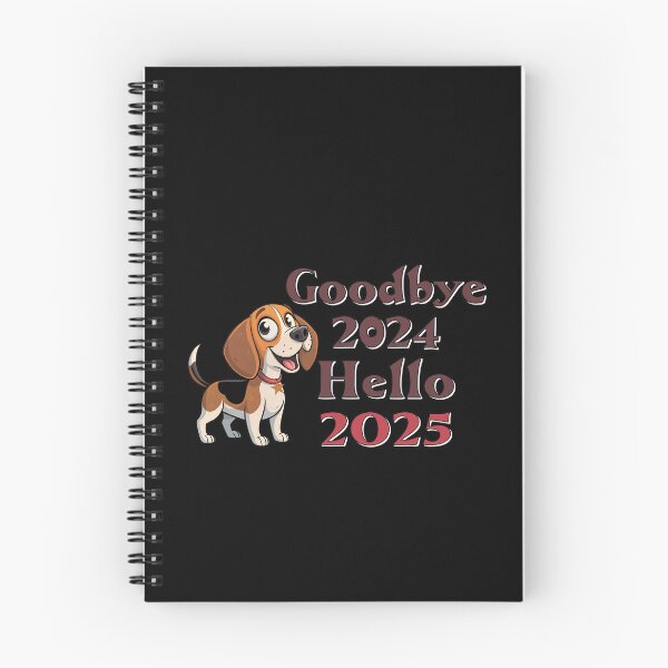 Item preview,  GOODBYE 2024 HELLO 2025 - CUTE BEAGLE  designed and sold by Gihan-Design.