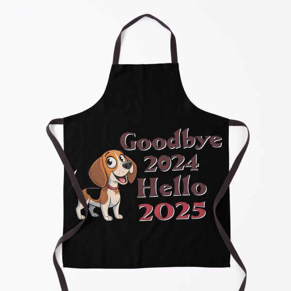 Item preview,  GOODBYE 2024 HELLO 2025 - CUTE BEAGLE  designed and sold by Gihan-Design.