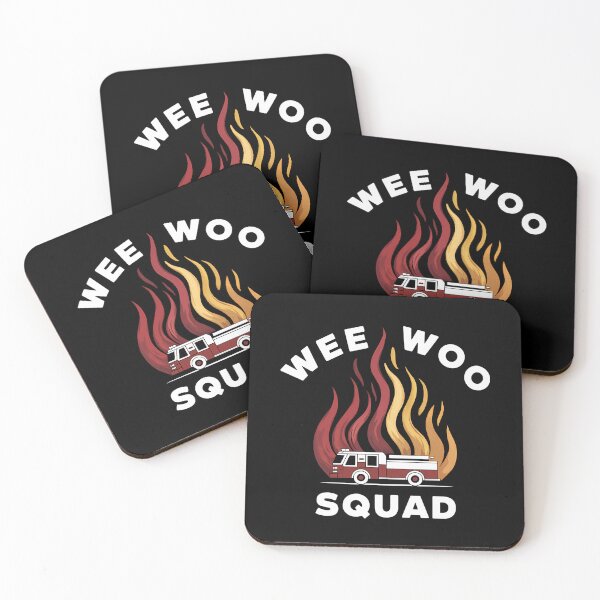Item preview, Wee Woo Squad - This gift is perfect for firefighters, first responders, and fans of firefighting and rescue themes. designed and sold by ZyziowskyArt.