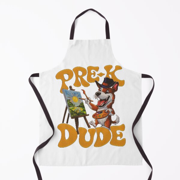 Item preview, Pre-K Dude Dog Art – Cute Back-to-School Toddler Dog Painting designed and sold by Khoulaly ⭐⭐⭐⭐⭐.