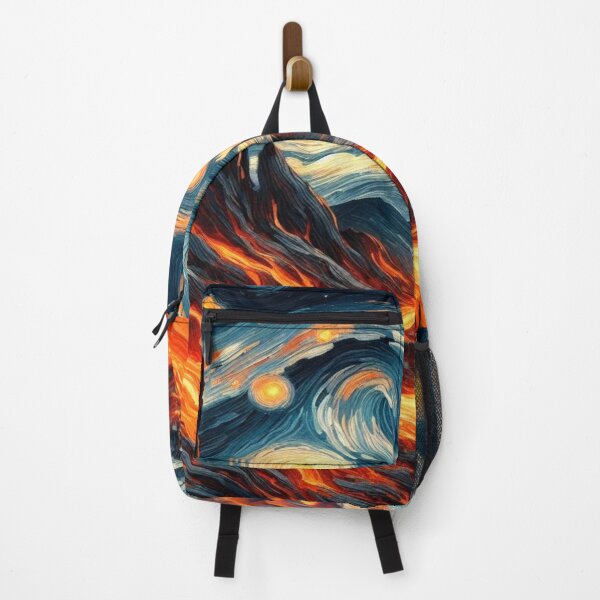 Item preview, Majestic lava flow: An artistic masterpiece of natural force captured in vibrant colors designed and sold by FotoworldEdel.