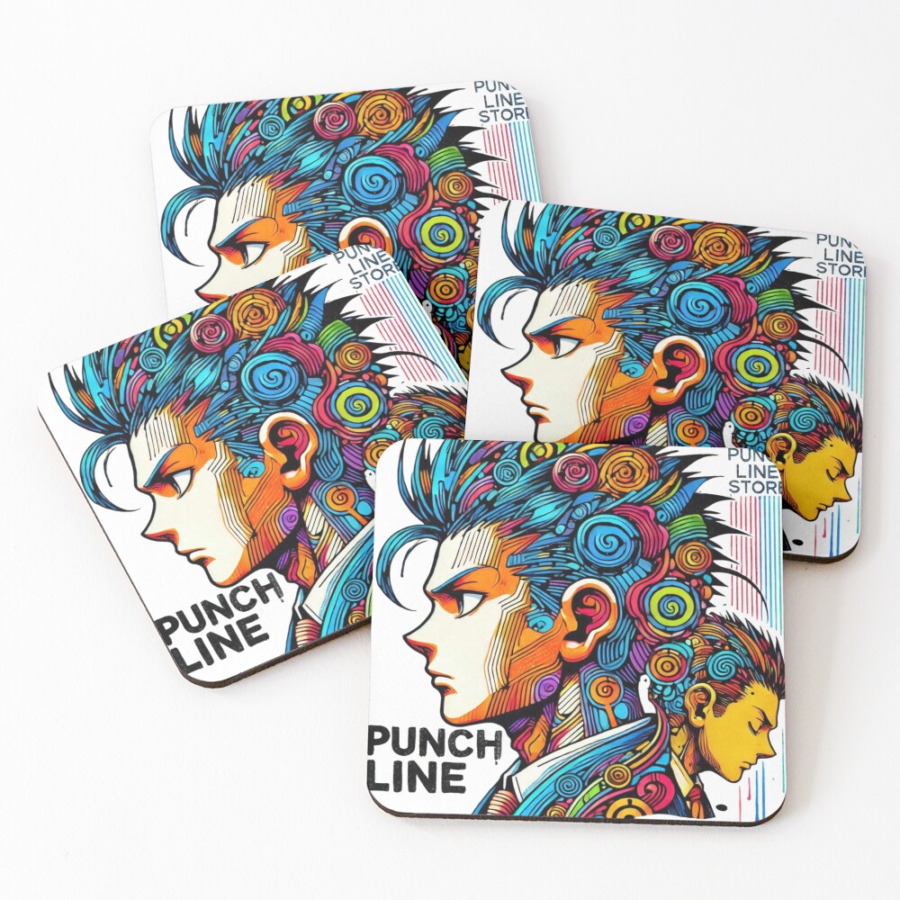 Item preview, Coasters (Set of 4) designed and sold by PunchLine-Store.