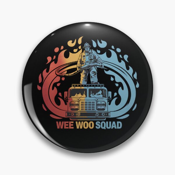 Item preview, Wee Woo Squad - This gift is perfect for firefighters, first responders, and fans of firefighting and rescue themes. designed and sold by ZyziowskyArt.