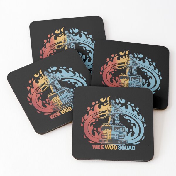 Item preview, Wee Woo Squad - This gift is perfect for firefighters, first responders, and fans of firefighting and rescue themes. designed and sold by ZyziowskyArt.