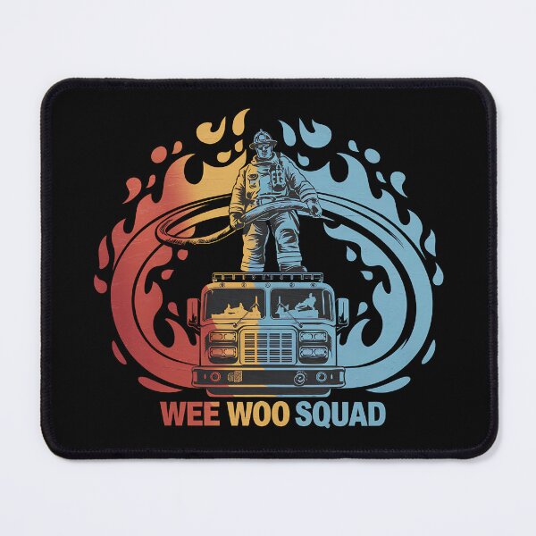 Item preview, Wee Woo Squad - This gift is perfect for firefighters, first responders, and fans of firefighting and rescue themes. designed and sold by ZyziowskyArt.