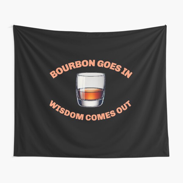 Item preview, Bourbon Wisdom Humor for Whiskey Lover  designed and sold by The Junto Shop.
