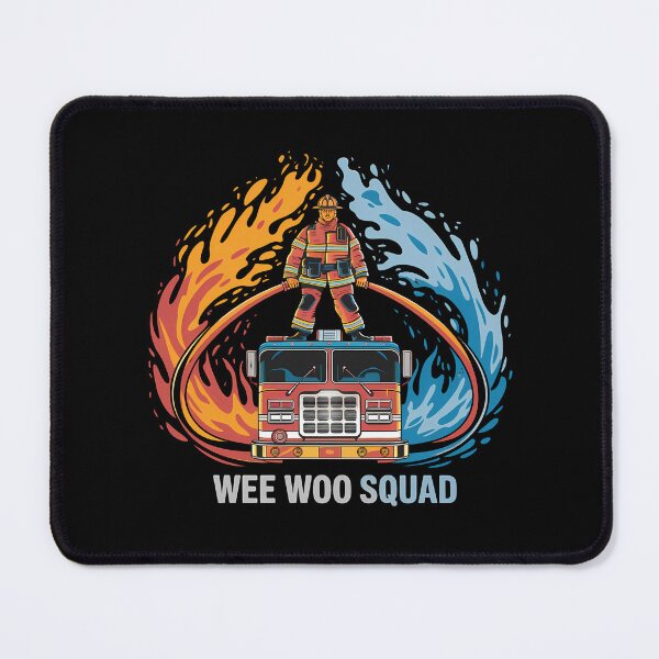 Item preview, Wee Woo Squad - This gift is perfect for firefighters, first responders, and fans of firefighting and rescue themes. designed and sold by ZyziowskyArt.