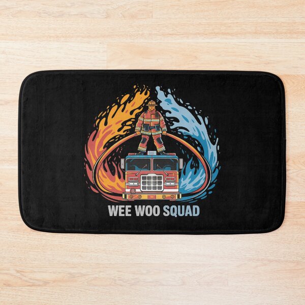 Item preview, Wee Woo Squad - This gift is perfect for firefighters, first responders, and fans of firefighting and rescue themes. designed and sold by ZyziowskyArt.
