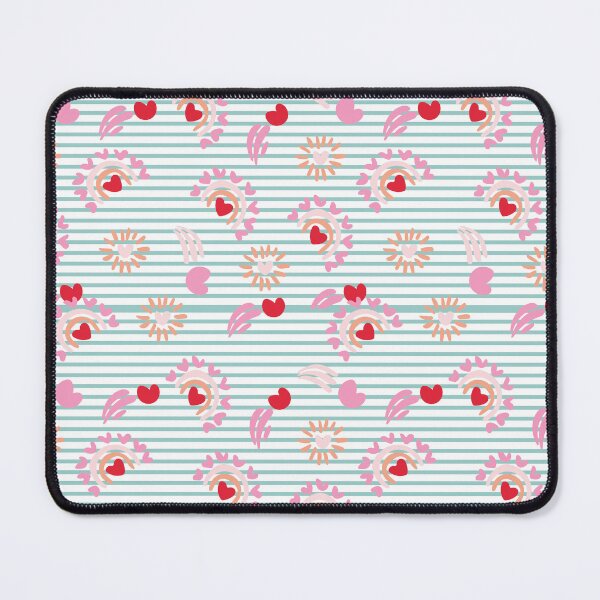 Item preview, Boho Retro Rainbow Heats with Stripes designed and sold by mrana.