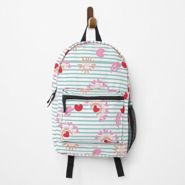 Item preview, Boho Retro Rainbow Heats with Stripes designed and sold by mrana.