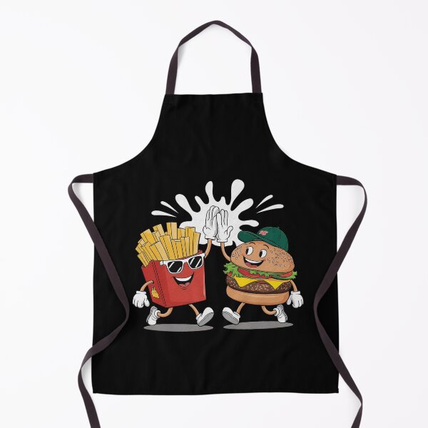 Item preview, Funny Cool Cambo Fast Food Lover Hamburger and French Fries – Humor Meets Foodie Fun designed and sold by Khoulaly ⭐⭐⭐⭐⭐.