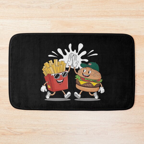 Item preview, Funny Cool Cambo Fast Food Lover Hamburger and French Fries – Humor Meets Foodie Fun designed and sold by Khoulaly ⭐⭐⭐⭐⭐.