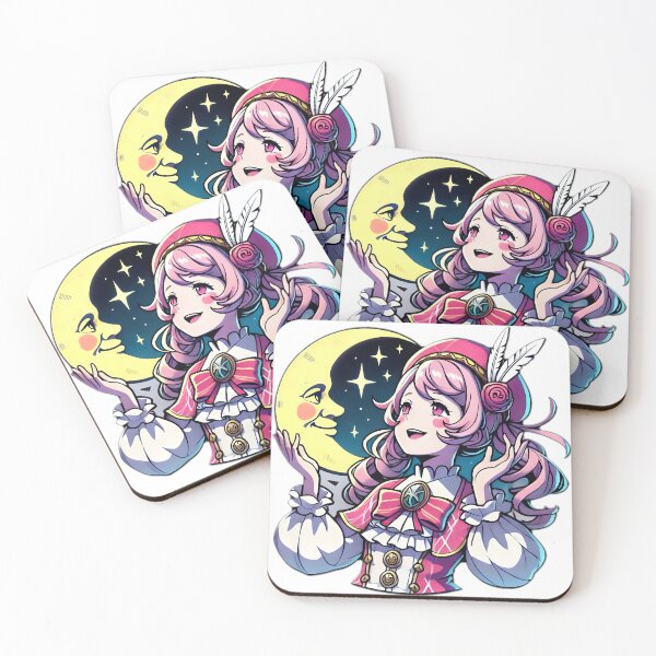 Item preview, Moonlit polly Sticker design  designed and sold by NCNGDESIGN.