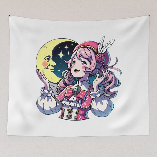 Item preview, Moonlit polly Sticker design  designed and sold by NCNGDESIGN.