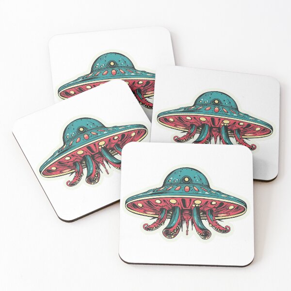 Item preview, Retro UFO designed and sold by Line Designs By Duck.