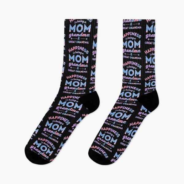 Item preview, Happiness is Being a Mom Grandma and Great Grandma designed and sold by RareBunny.