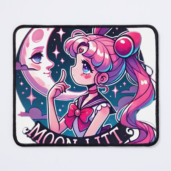 Item preview, Moonlit polly Sticker design designed and sold by NCNGDESIGN.