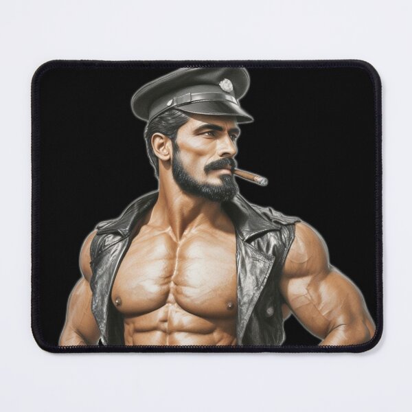 Item preview, Gay Leather Biker Daddy Tom of Finland Tribute Indian Pride Graphic Design designed and sold by ItsAKinkThing.