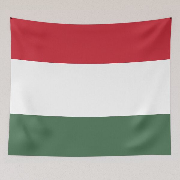 Item preview, Hungary colors red white green flag all-over print designed and sold by SpecialtiesShop.