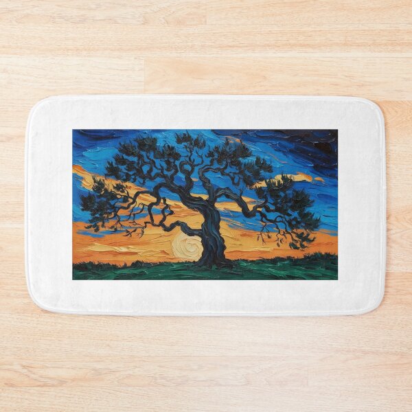 Item preview, A dramatic depiction of a lone tree on a hill designed and sold by EtCreative.