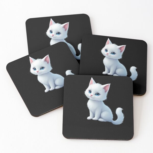 Item preview, Cute white snow cat , pet designed and sold by Misaali5-4.