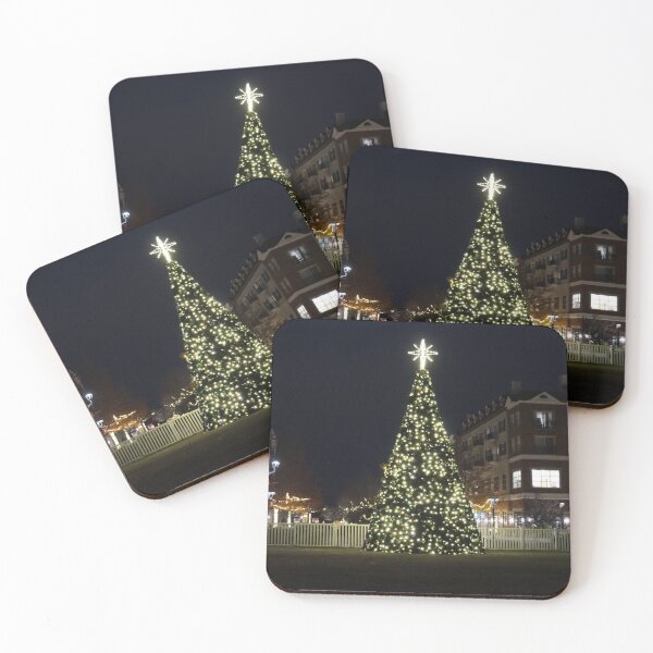 Item preview, The Christmas Tree in the Village Square designed and sold by Elysianart100.