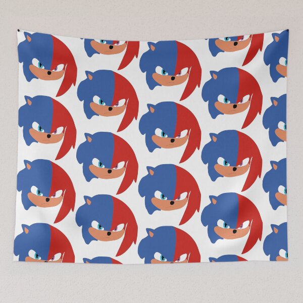 Item preview, Sonic and Knuckles face designed and sold by CreativityFPS.