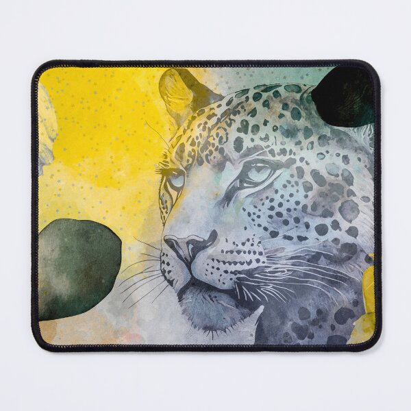 Item preview, A Leopard in The Eyes of Beauty, Watercolor effect, Powerful designed and sold by RokaCircles.