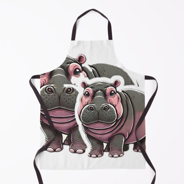 Item preview, hippos sticker design  designed and sold by NCNGDESIGN.