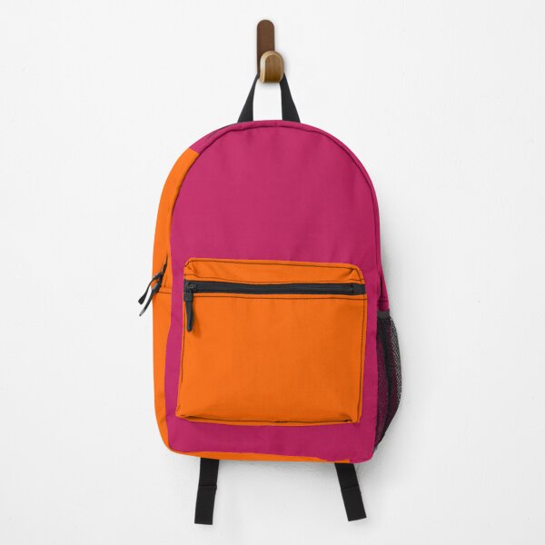Item preview, Two Colored Off Centered Square Pattern - Orange and Fuchsia - Abstract and Minimal designed and sold by AbstractIdeas.