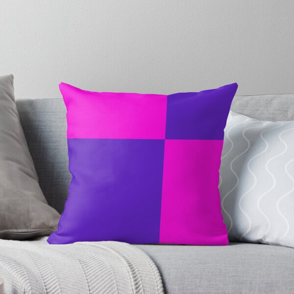 Item preview, Two Colored Off Centered Square Pattern - Purple and Pink - Abstract and Minimal designed and sold by AbstractIdeas.