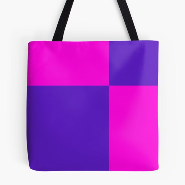 Item preview, Two Colored Off Centered Square Pattern - Purple and Pink - Abstract and Minimal designed and sold by AbstractIdeas.